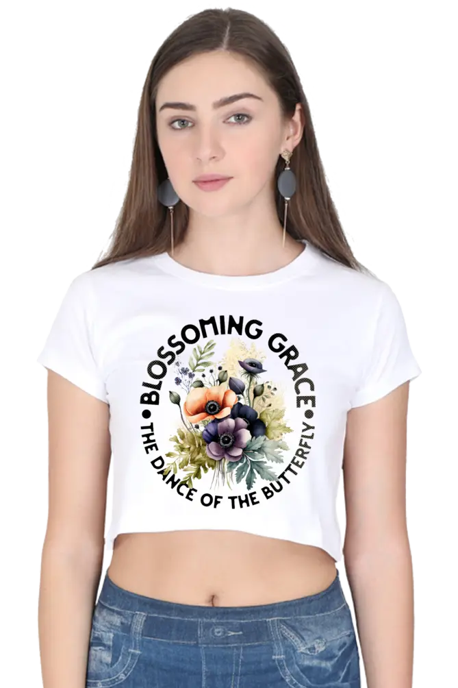 Blossoming Grace Crop Top