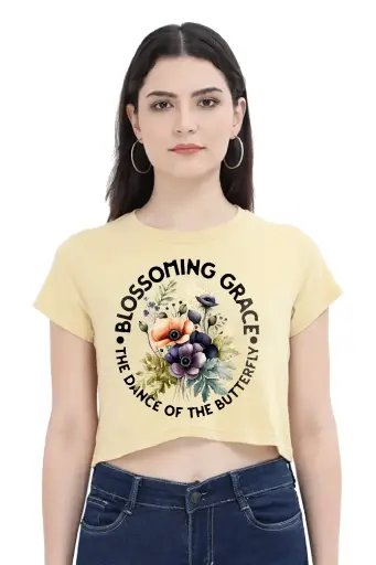 Blossoming Grace Crop Top